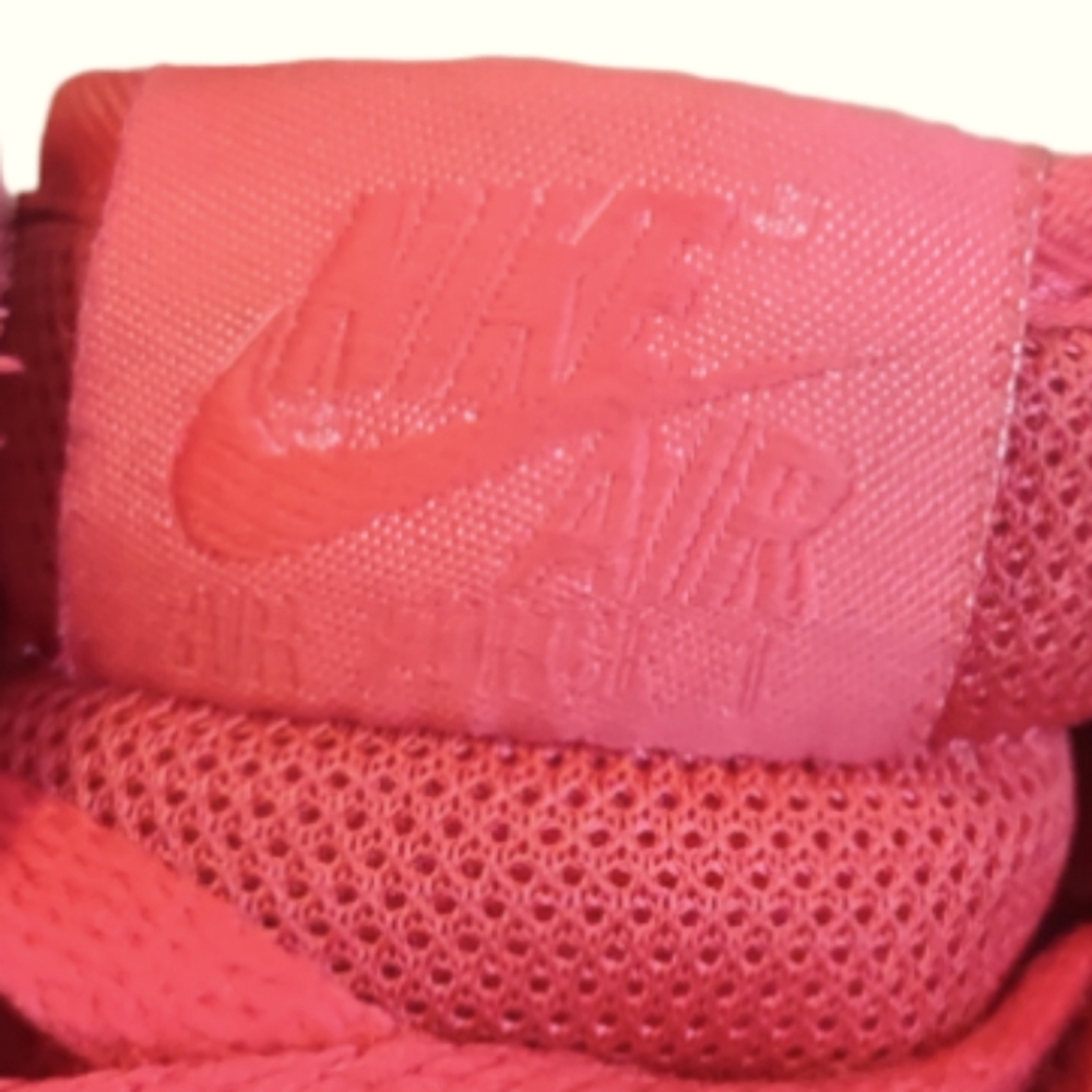 NIKE AIR FORCE 1 Hi Suede University Red Sz 8 Retro Vintage collectable - Picture 6 of 9
